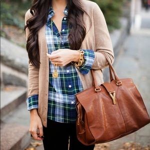 JCrew Tartan Button Down 💚💙